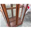 Image 5 : Tall Wooden Curio Cabinet 25" x 79"H