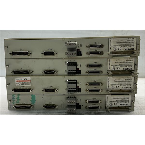 (4) Siemens #6SN1118-0DG23-0AA1 Circuit Boards
