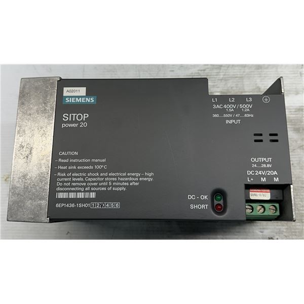 Siemens #6EP1436-1SH01 SITOP Power20