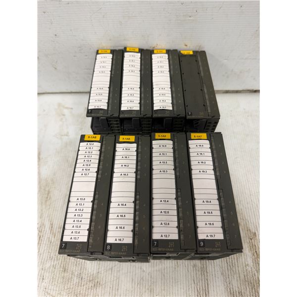 Lot of (8) Siemens #6ES7 322-1BF01-0AA0 Modules