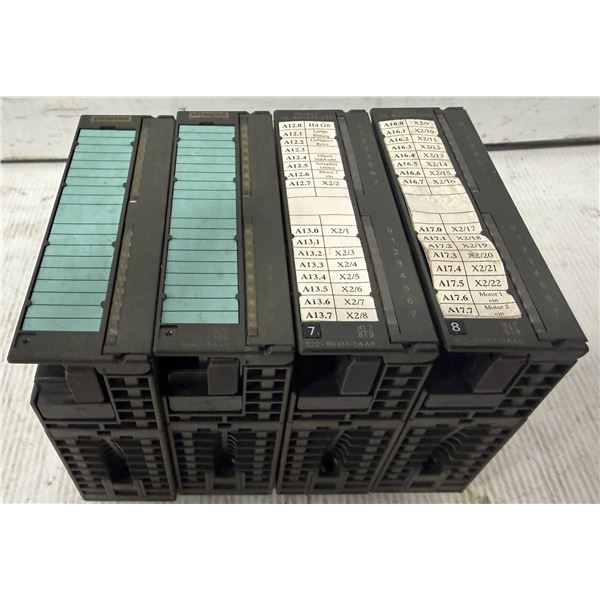 Lot of (4) Siemens #6ES7 322-1BH01-0AA0 Modules