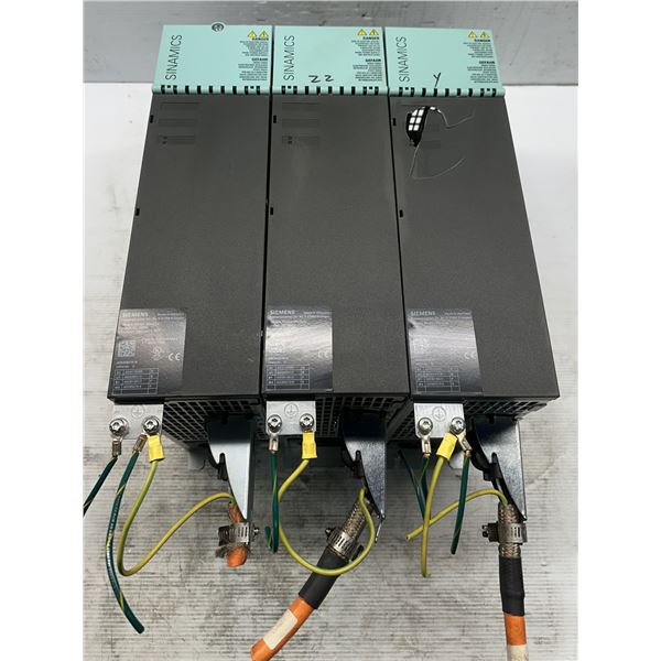 (3) Siemens #6SL3120-1TE23-0AA3 Single Motor Modules