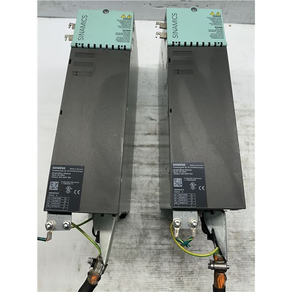 (2) Siemens #6SL3120-1TE23-0AA3 Single Motor Modules