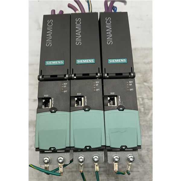 (3) Siemens #6SL3040-1MA00-0AA0 Control Units