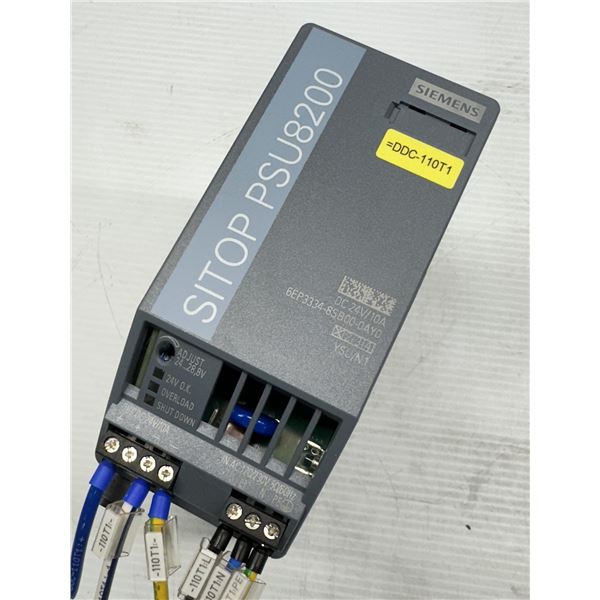 Siemens #6EP3334-8SB00-0AY0 SITOP PSU8200 Power Supply