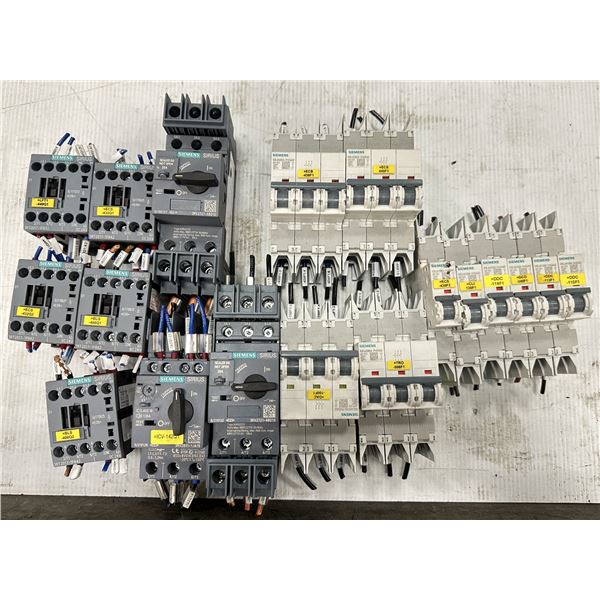 Lot of Misc. Siemens Contactors & Circuit Breakers