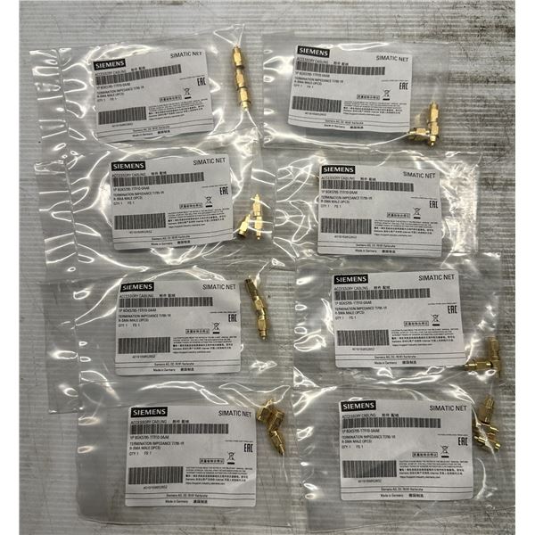 Lot of (8) Siemens #6GK5795-1TR10-0AA6 Termination Impedance TI795-1R Male