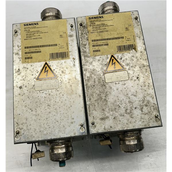 (2) Siemens #6SN1113-1AA00-1FA0 VPM 85 Voltage Protection Modules