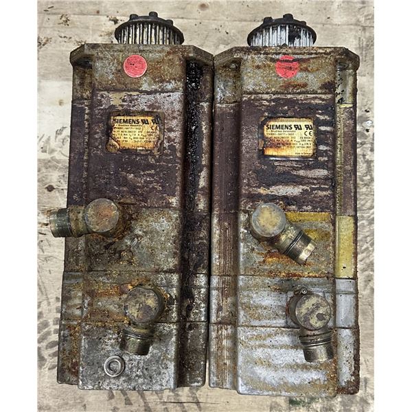 (2) Siemens #1FK6063-6AF71-1AG0 3~Brushless Servo Motors