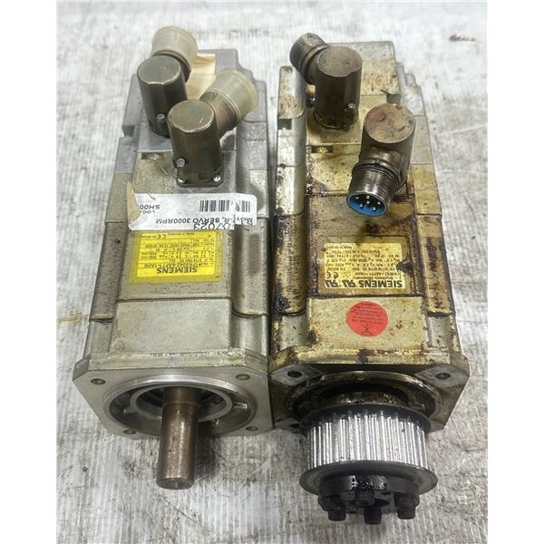 (2) Siemens #1FK6042-6AF71-1AH0 3~Motors