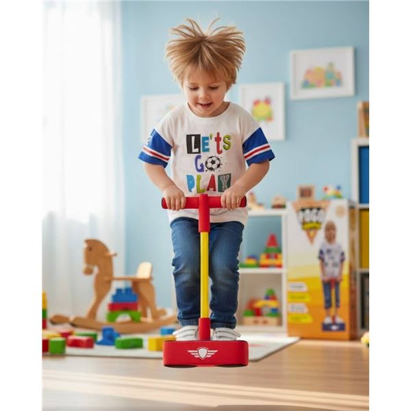 Pogo Jumper for Ages 3 and up with Strong Rope and Safe NBR Material