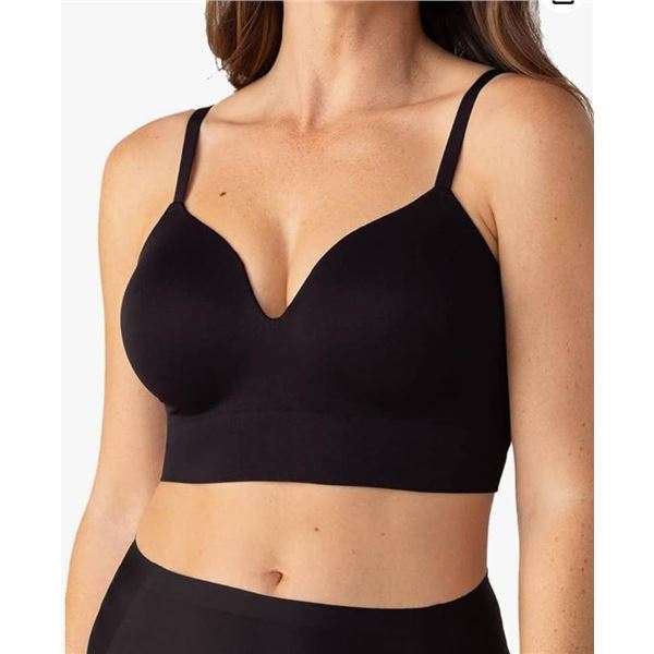 Shapermint Essentials Everyday Empower Contour Wireless Bra #10210, Black