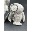Image 3 : Stuffed Animal House Plush Husky Toy and Snowy Owl Keychain Set