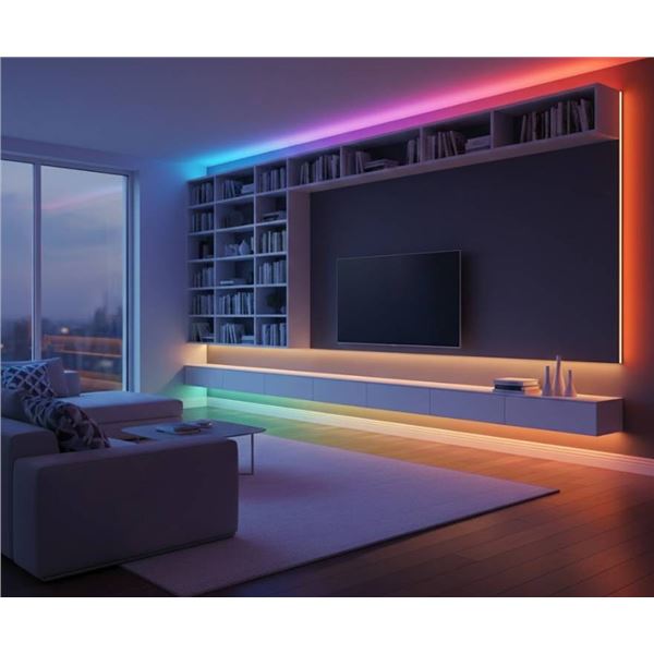 Outdoor LED Strip Lights, 100ft, Waterproof for Rooftop and Garden