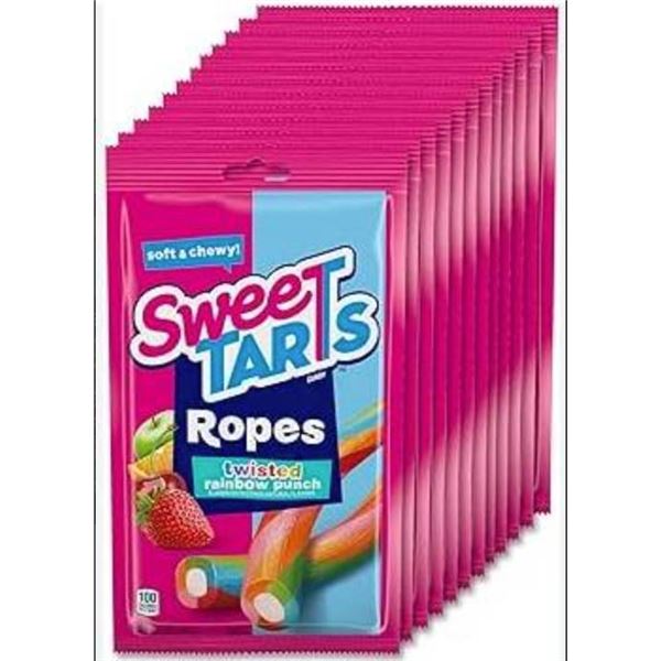 Cordes SweetTARTS Ropes Twisted Candy 141g (12-Count Case)