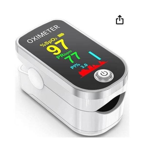 Fingertip Pulse Oximeter With SPO2 And PR Interval Display