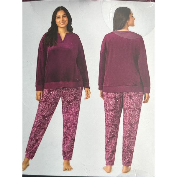 Nautica Women’s 2-Piece Sleepwear Set, Size XXL, Made in Cambodia