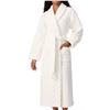 Image 1 : Room Service Women’s White Robe, Size M/L