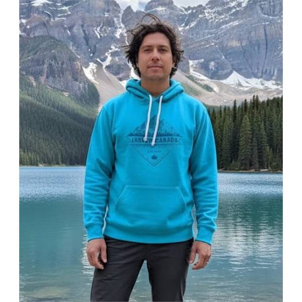 River Wear Hoodie, Medium, Jasper Canada Printed Design
