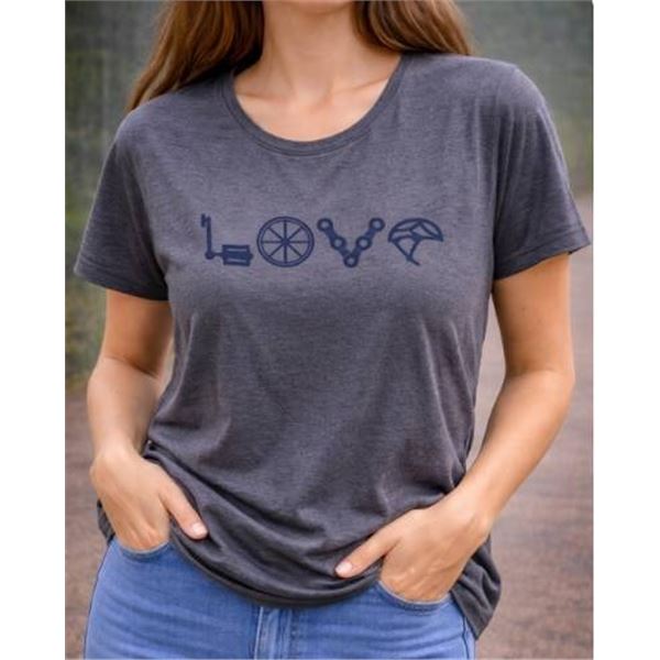 River Wear XL HG Love Bicycle Shirt with Back Graphic
