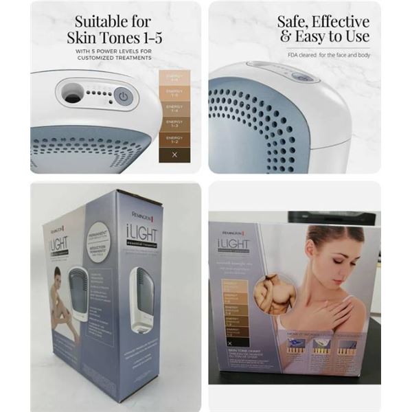 Remington iLIGHT Essential Hair Removal Device With Advanced Triggers Technology