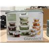 Image 2 : Glasslock 28-Piece Glass Container Set – Oven-Safe, 450°F