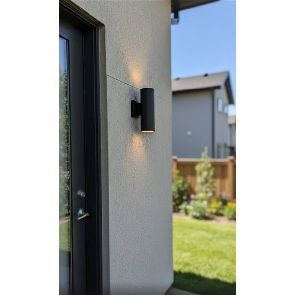 Harbor Breeze Outdoor Wall Sconce, Black Finish