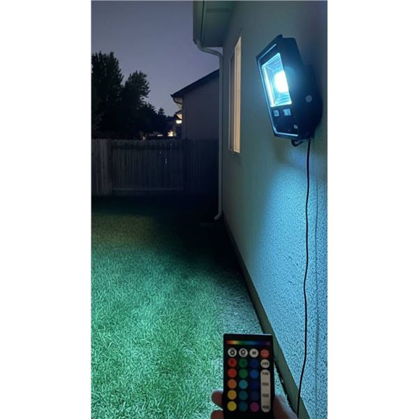RGBW Smart Garden LED Light 100W with IP66 Rating and Remote Control