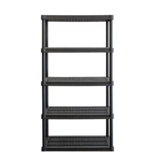 RamTuff Resin Shelving System With 5 Levels, 36.5 in x 18 in x 72 in