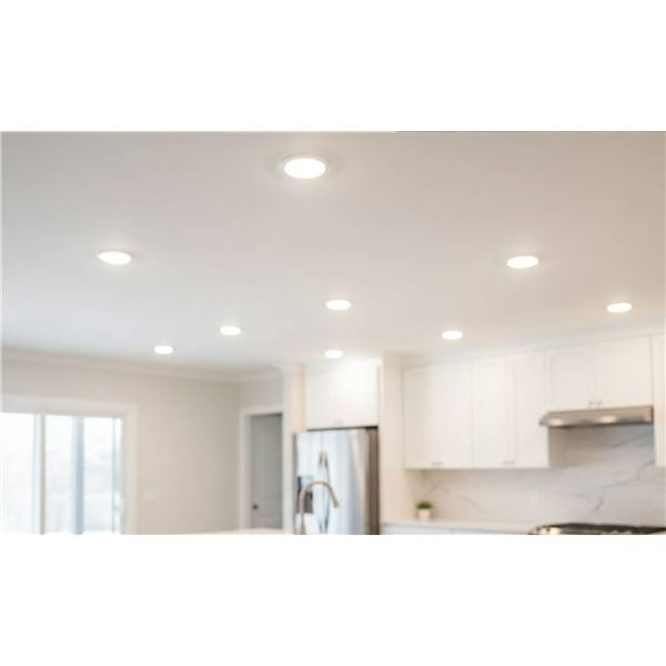 Leadvision LED Slim 4-inch Recessed Light Pack of 12 – 120V, 11W/60W