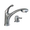 Image 1 : Delta Debonair Pull-out Kitchen Faucet, Stainless Steel Model # 16927-SSSD-DST