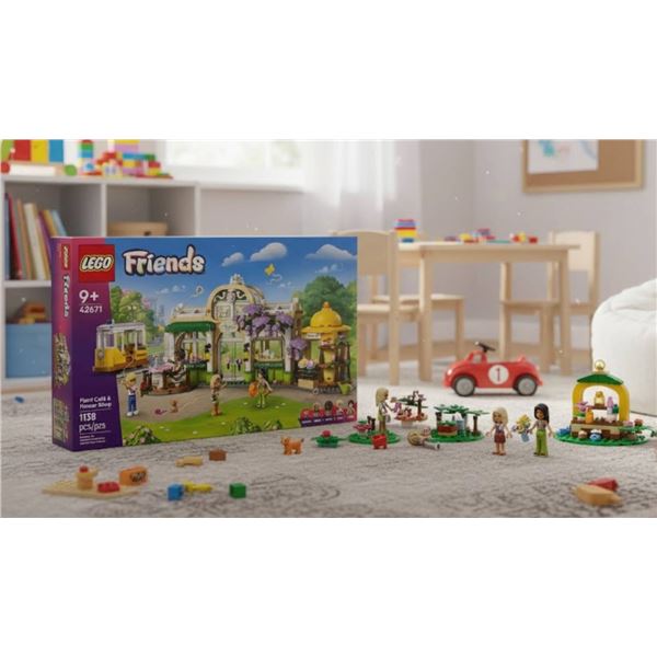 LEGO Friends 41425: Plant Cafe and Flower Shop Building Set