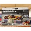 Image 2 : Build-a-Board SnackleBox 2-Piece Set with Cutting Board Top