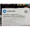 Image 3 : IDesign Cosmetic Organizers 3 Piece Set