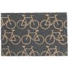 Image 1 : Deco 3025 Rectangular Floor Mat With Bicycle Design