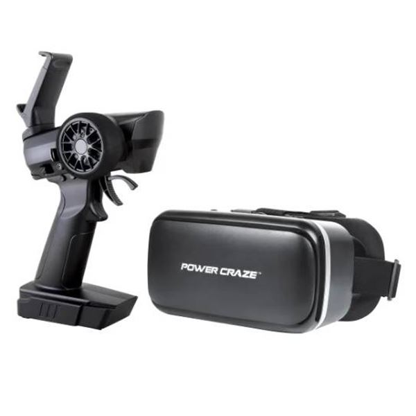 Power Craze Micro FPV Remote Control Racing Set with Virtual Reality