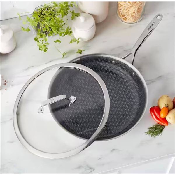 Henckels Stainless Steel Wok Pan with Lid