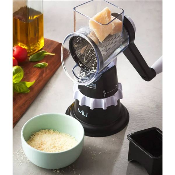 MIU Rotary Food Grater with 5 Interchangeable Blades