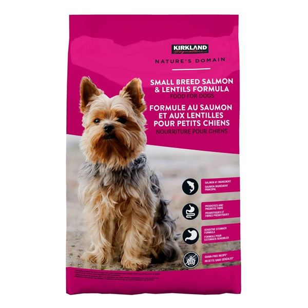 Kirkland Nature’s Domain Small Breed Salmon & Lentils Formula Dog Food