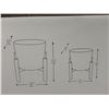 Image 3 : Ceramic Planters with Bamboo Stands – 2 Pieces