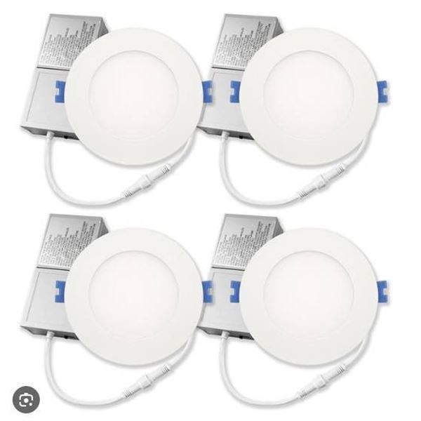 Z LED Slim 4in Slim Recessed Lights (Pack of 4)