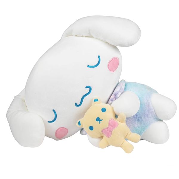 Cinnamoroll Plush Toy with Bear Accessory, Sanrio Hello Kitty and Friends, 6+