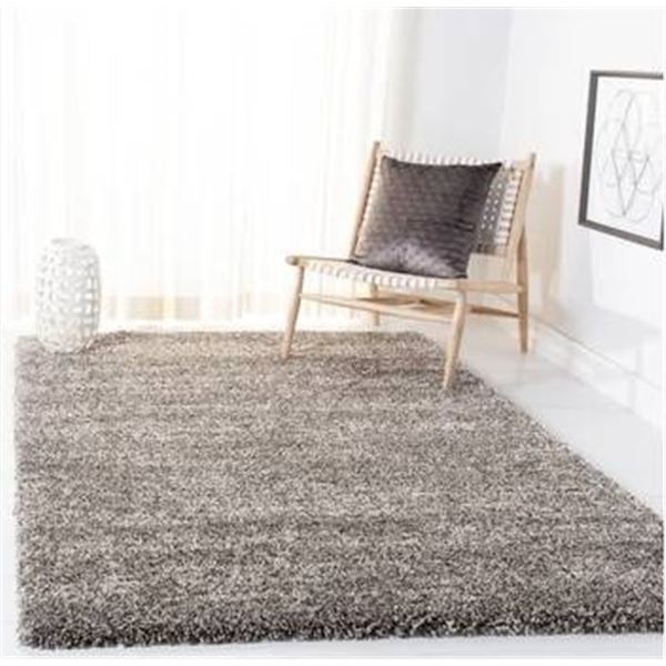 Super Soft Touch Area Rug, 7 Ft 10 In x 9 Ft 10 In, Grey