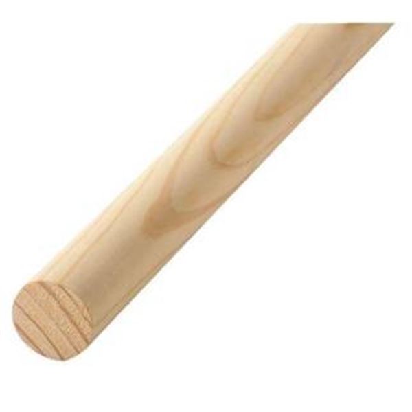 4 Wooden Dowels  3’x1″