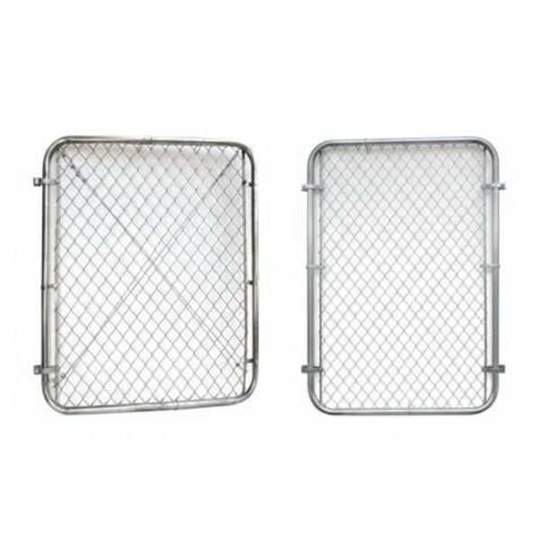 Lot of 7  Metal Chain-Link Fence Gates, 4 lots 58×35″ & 3 Lots 46×35″