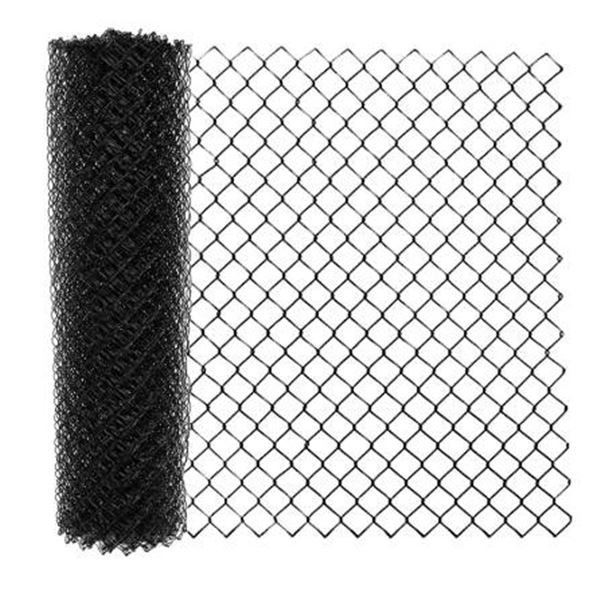 1x Black Chain-Link Fencing Rolls – 49 Inches Tall