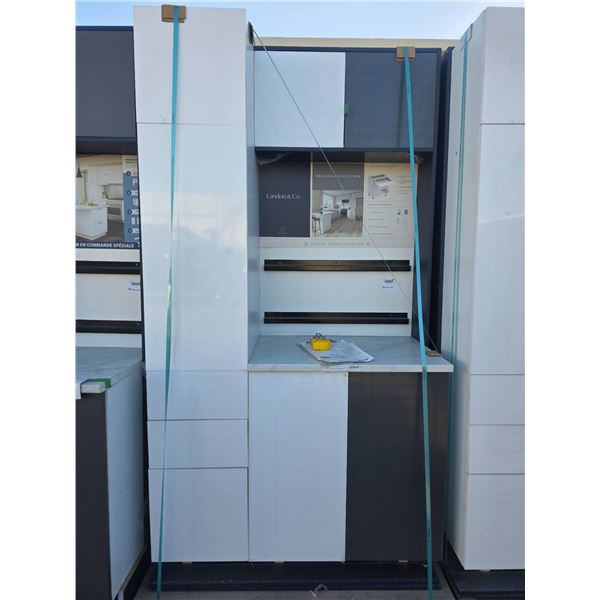 Modular Kitchen Cabinet Units, Grey and White, 83x46x26 Dimensions
