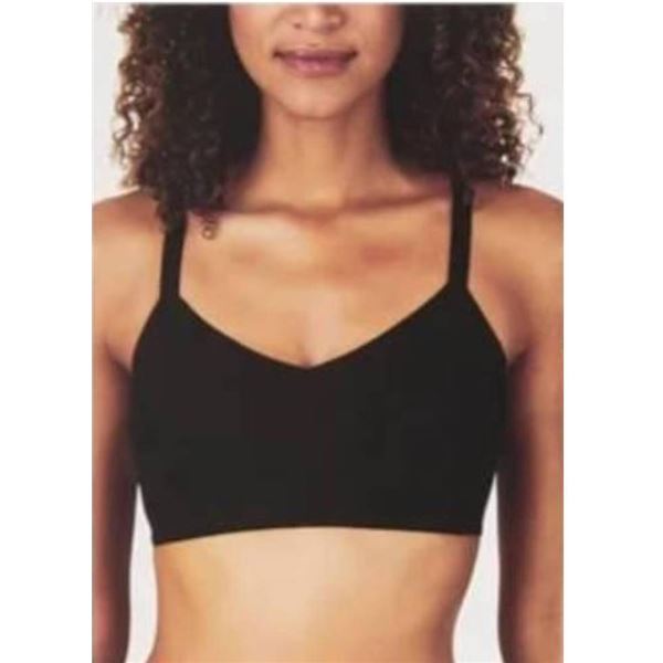 Halston 2-Pack Seamless Bra L/G, Black and Nude