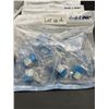 Image 3 : Lot of 4 IWILLINK RJ45 Cat6 Keystone Jack Adapter, Blue