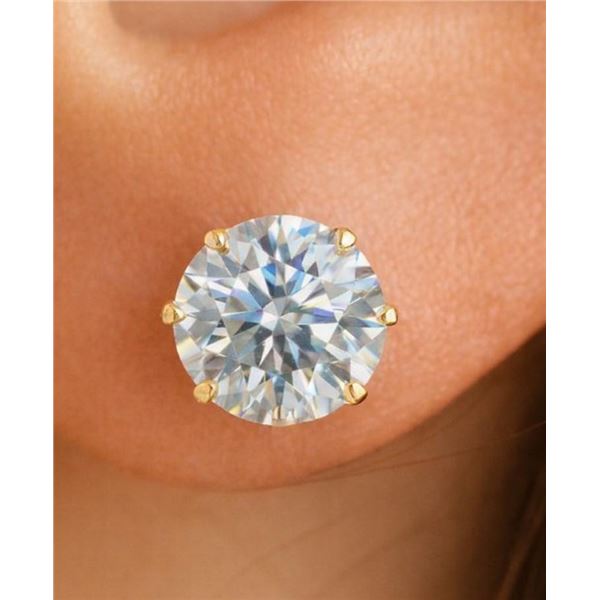 $1175, 14K(0.53g),  LAB DIAMOND (1ct) EARRING, appraised value $1175